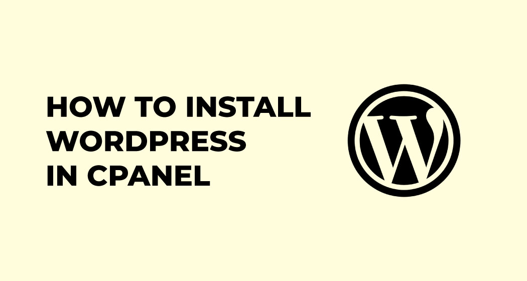 install-wordpress-in-cpanel