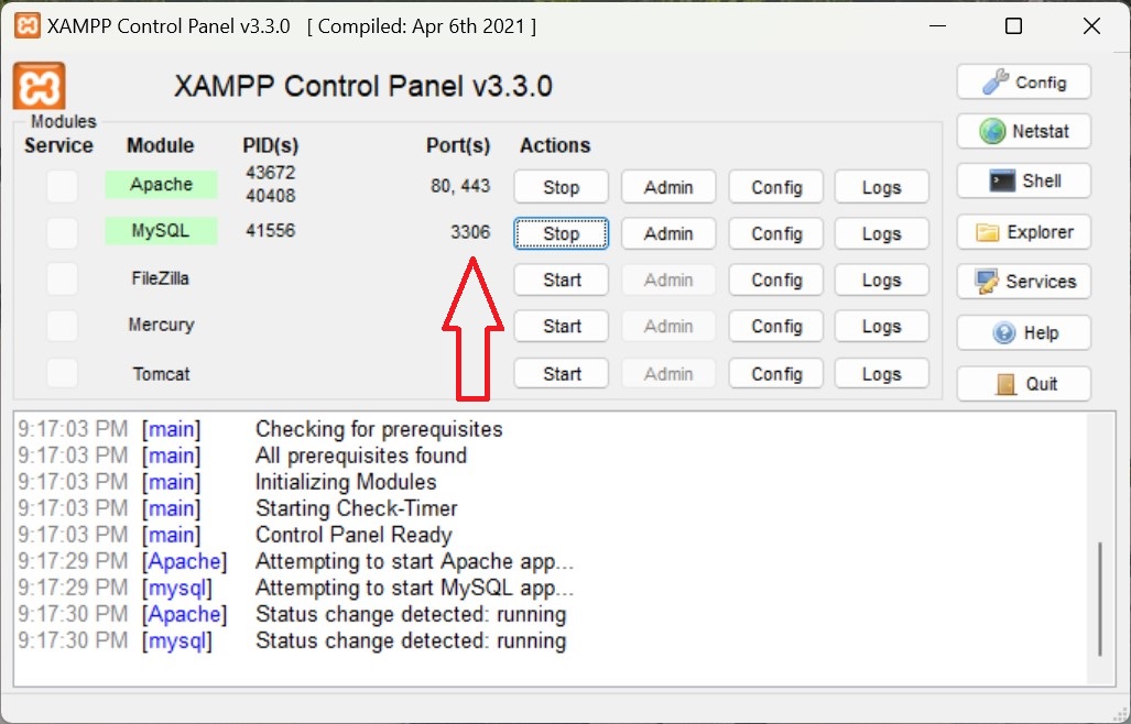 xampp-control-panel