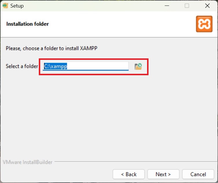 xampp-select-directory