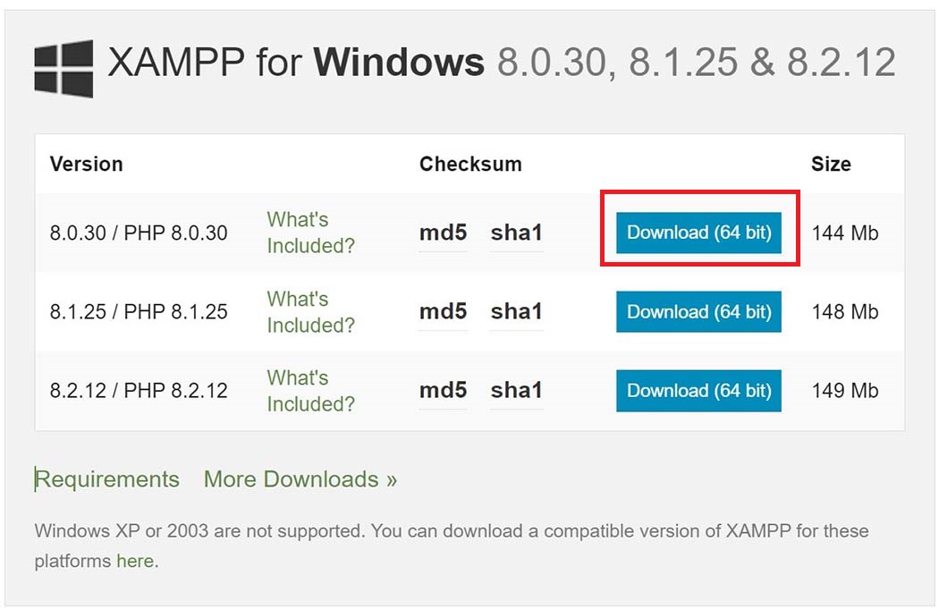 xampp-server-download